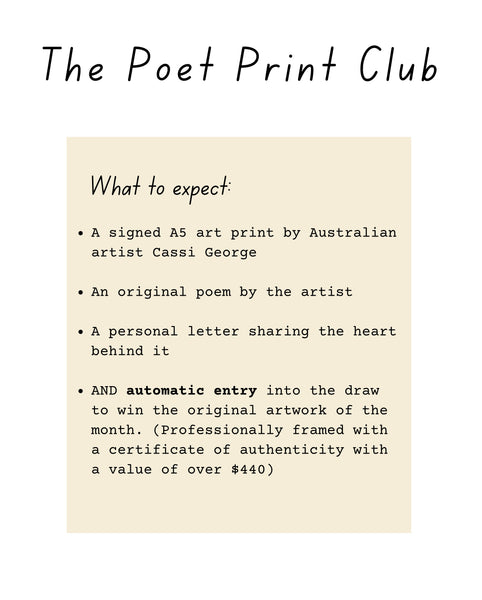 A Year With The Poet Print Club